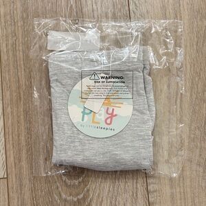 Little Sleepies Light Heather Gray Bike Shorts